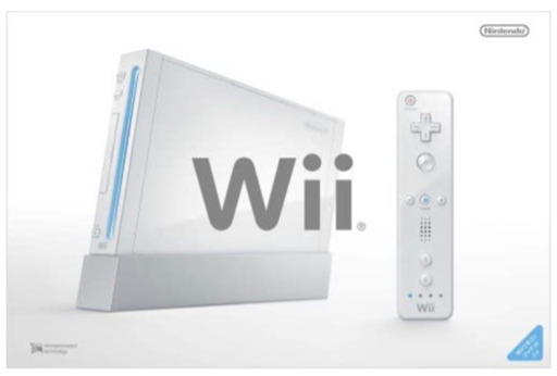 Nintendo Wii +リモコン×2 +ソフト4本+ヌンチャク+ハンドル