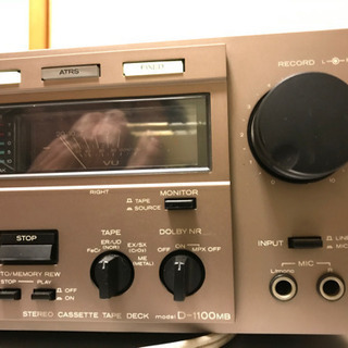 Lo-D カセットデッキ 3ヘッド DDメタル D-1100MB 【公式通販】