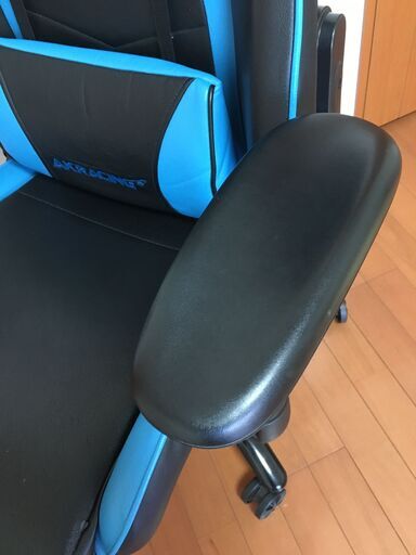 AKRacing オフィス ゲーミングチェア Nitro BLUE 青 エーケーレーシング 中古 訳アリ