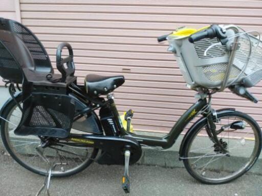決まりました！札幌市内配達無料！中古ブリジストン電動アシスト自転車　アンジェリーノ3人乗り。
