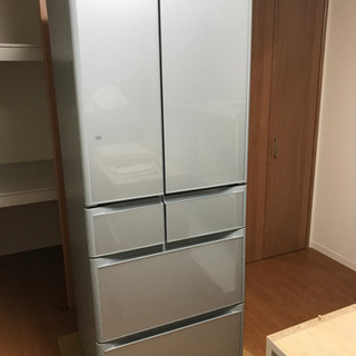 日立 HITACHI 6ドア冷凍冷蔵庫 R-F48M1 475L 2017年製 観音開き 自動 