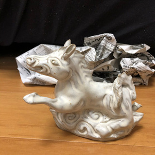 【ネット決済】陶器の置物、馬