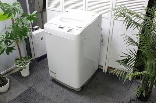 R2734) SHARP シャープ 縦型洗濯乾燥機 ES-TX5D-S シルバー系 [洗濯5.5kg /乾燥3.5kg /ヒーター乾燥 /上開き] 2020年製!店頭取引大歓迎♪