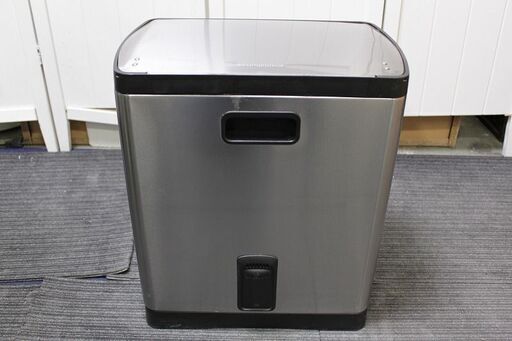 R2775) simplehuman 中古シンプルヒューマン ダストボックス ステップオン トラッシュカン ゴミ箱 ステインレススチール その他家具 店頭取引大歓迎♪