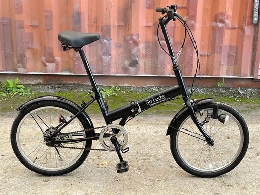 Solede 20インチ 折りたたみ自転車 変速なし