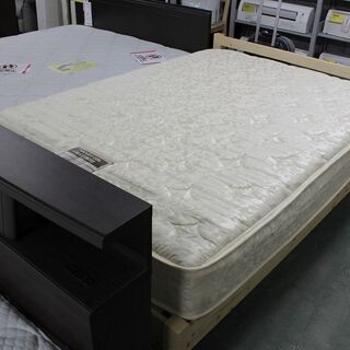 R2669) 中古ダブルベッド＆マットレスセット ベッド 店頭取...