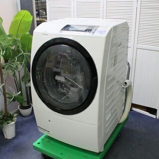 R2590) HITACHI 中古日立 ドラム式洗濯乾燥機 洗濯容量10kg/乾燥容量