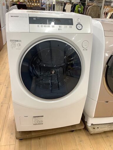 大容量の10kg！SHARPのドラム式洗濯乾燥機です！