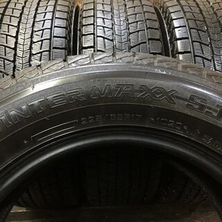 DUNLOP WINTER MAXX SJ8 225/65R17 17インチ スタッドレス 4本 2017年 