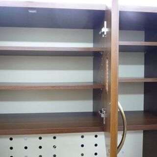 ノーチェ キッチンキャビネット 幅105cm CARREAW オーシャンナット2