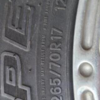265／70R17 ホイールタイヤセット 4本