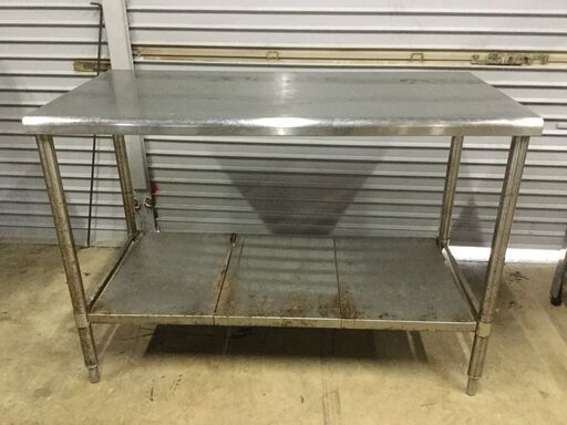 業務用 ステンレス作業台 H85cm W120cm D60cm 厨房 調理台 飲食店 収納棚