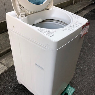 ☆中古 激安！！￥15,000  東芝　TOSHIBA 　全自動洗濯機　2017年製　AW-5G5　　