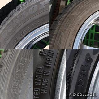 15インチアルミホイール　履きつぶしスタッドレスタイヤ付　
