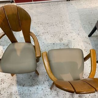 愛品館 江戸川店】残り一脚！ 浜本工芸 回転式ダイニングチェア ID:150 