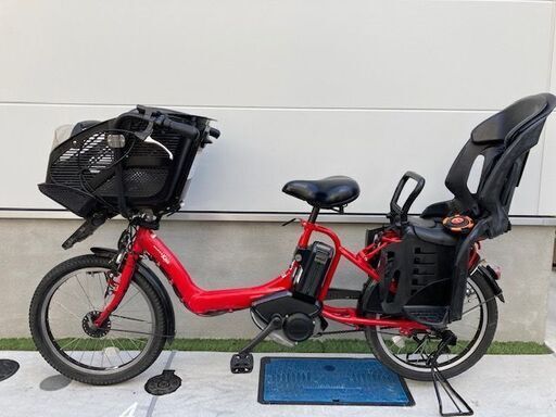 バッテリーほぼ新品ヤマハ　YAMAHA　キスミニ　20インチ　電動自転車　子供乗せ　電動アシスト自転車　319⑦