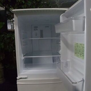 □R1793) シャープ 2ドア冷凍冷蔵庫 SJ-D14E-W 137L 2019年製! 冷蔵庫 店頭