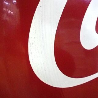 コカコーラ ホーロー丸看板 直径約81cm 丸型 ガレージ カフェ レトロ