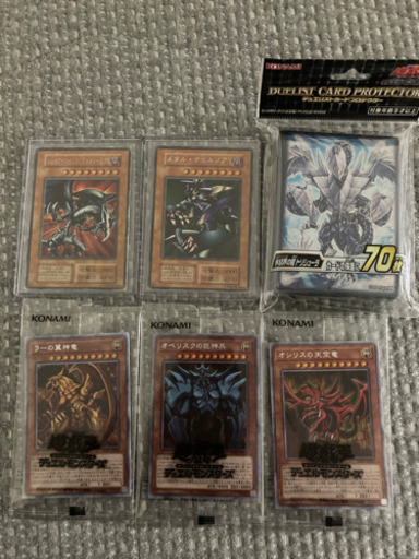 遊戯王　初期＋三神＋スリーブ＋デュナミス(プリズマ)