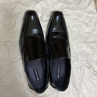 【ネット決済】26.5cmビジネスシューズ　紳士靴　黒革靴