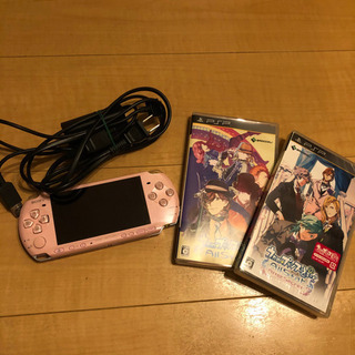 PSP-3000 ピンク　4GB メモリースティック付き　うたプ...