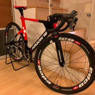 希少❗️高級　アルゴン18 ARGON SHIMANO DURA-ACE エアロロードバイク　フルカーボンフレーム　カーボンホイール