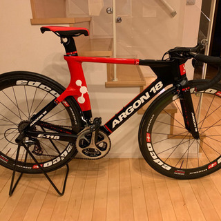 希少❗️高級　アルゴン18 ARGON SHIMANO DURA-ACE エアロロードバイク　フルカーボンフレーム　カーボンホイール
