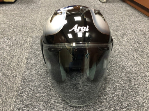 ARAIヘルメットSZ-G VINTAGE カラー:ブラック/シルバー　サイズ:S（55-56cm）