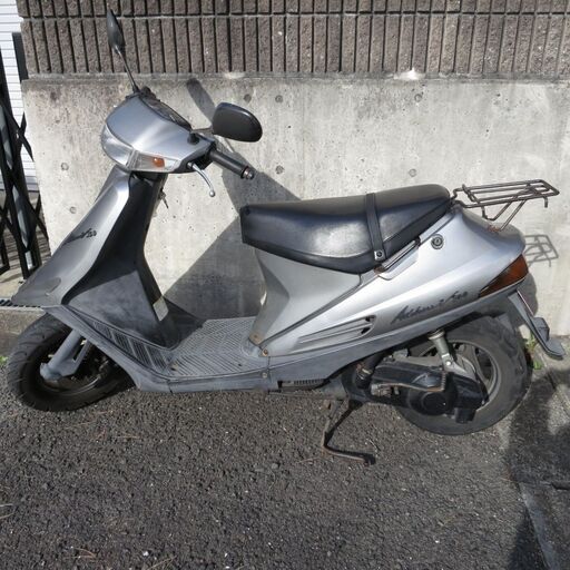 現金可 アドレス V100 CE11A シルバー 自賠責H33.10月まで 稼働中 試乗可