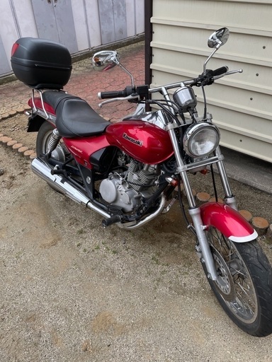 カワサキ　エリミネーター125  初期型　中古　キャリアＢＯX付き
