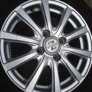 バリ山 14インチ 軽自動車 155/65R14 タイヤ・アルミセット 中古