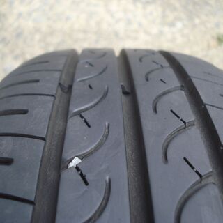 バリ山　14インチ　軽自動車　155/65R14　タイヤ・アルミセット　中古