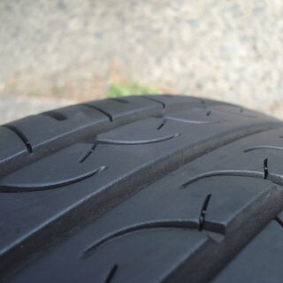 バリ山　14インチ　軽自動車　155/65R14　タイヤ・アルミセット　中古