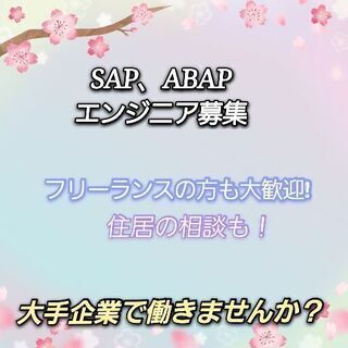 SAP、ABAPエンジニア