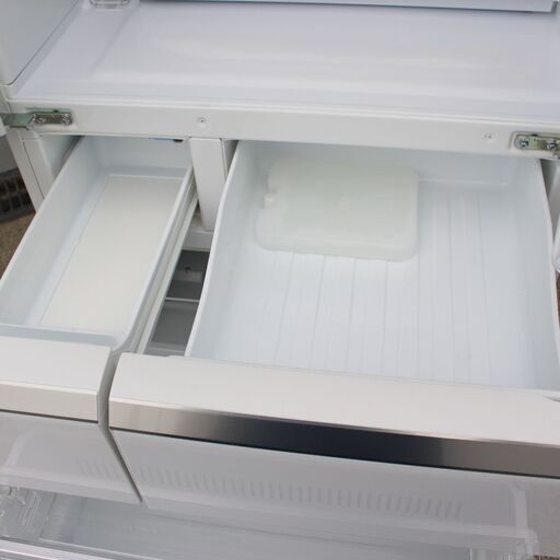 T591)★極美品★Panasonic ノンフロン冷凍冷蔵庫 NR-F472PV 470L 6ドア 全棚ガラストレイ 大容量 パナソニック 2017年製