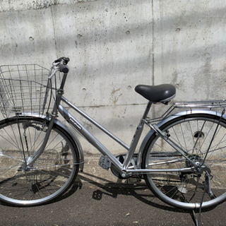 【引渡決定】パンクしない自転車 シティサイクル 27型 ノーパン...