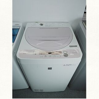 全自動洗濯機 シャープ 5.5K ES-G5E5-KP 2017年製 中古 J0014