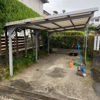 鹿児島市　カーポート　月曜日までに取りに来られる方