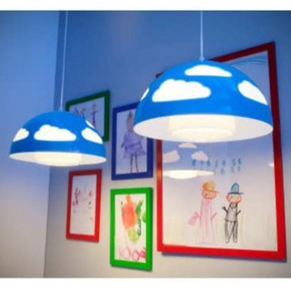 【ネット決済】IKEA 子供部屋照明　ペンダントライト　ブルー