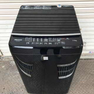 【ネット決済・配送可】💡洗濯機Hisense・HW-G55E4k...