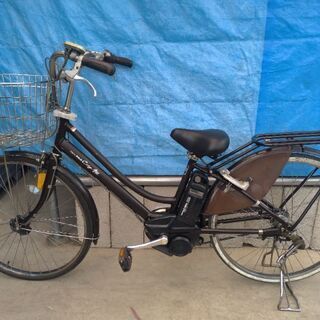 電動アシスト自転車 ヤマハ PAS ナチュラル 26インチ 3速 LEDライト付　こげ茶