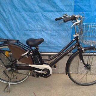 電動アシスト自転車 ヤマハ PAS ナチュラル 26インチ 3速 LEDライト付　こげ茶