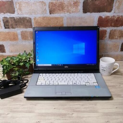 FUJITSU 新品 SSD 240GB CPU i5 メモリ 8GB ノートパソコン テレワーク 在宅勤務