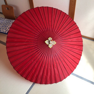 和傘  値下げしました。¥2800    赤色 只今 商談中です。