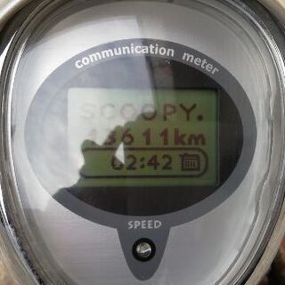 デジタルメーターの スクーピーi アイドリングストップ機能付き 堺市中