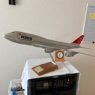 非売品 ノースウエスト 飛行機 模型 1/100