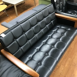 カリモク60 Kチェア スタンダードブラック 2シーター