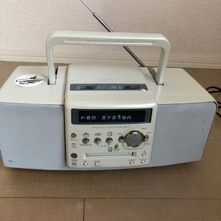 CD MD ラジカセ KENWOOD 