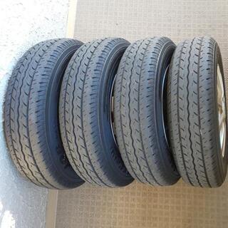 145R12 ◎中古タイヤホイール4本セット