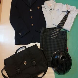 愛媛県東温高校制服　冬用男子　美品(3ケ月程度の使用）　※カバン...